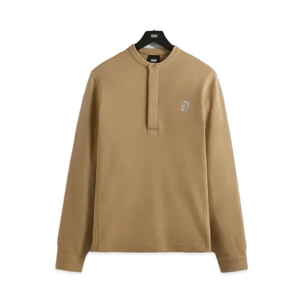 Kith Pique Essex Henley Popover "Canvas"