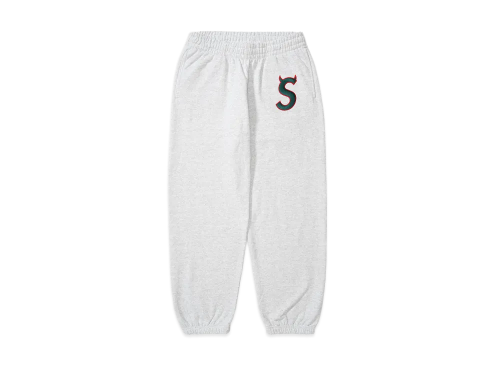 Supreme Devil S Logo Sweatpant "Ash Grey"