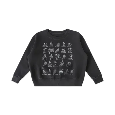 RHC Ron Herman x Sesame Street Sweat Shirt (Charcoal Gray/120-150cm) "Charcoal Gray"