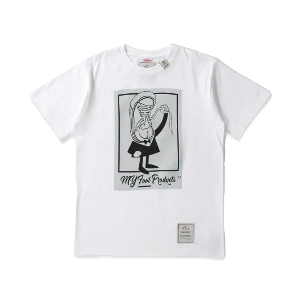 Maison MIHARA YASUHIRO MY Foot Products Printed Tshirts "White"