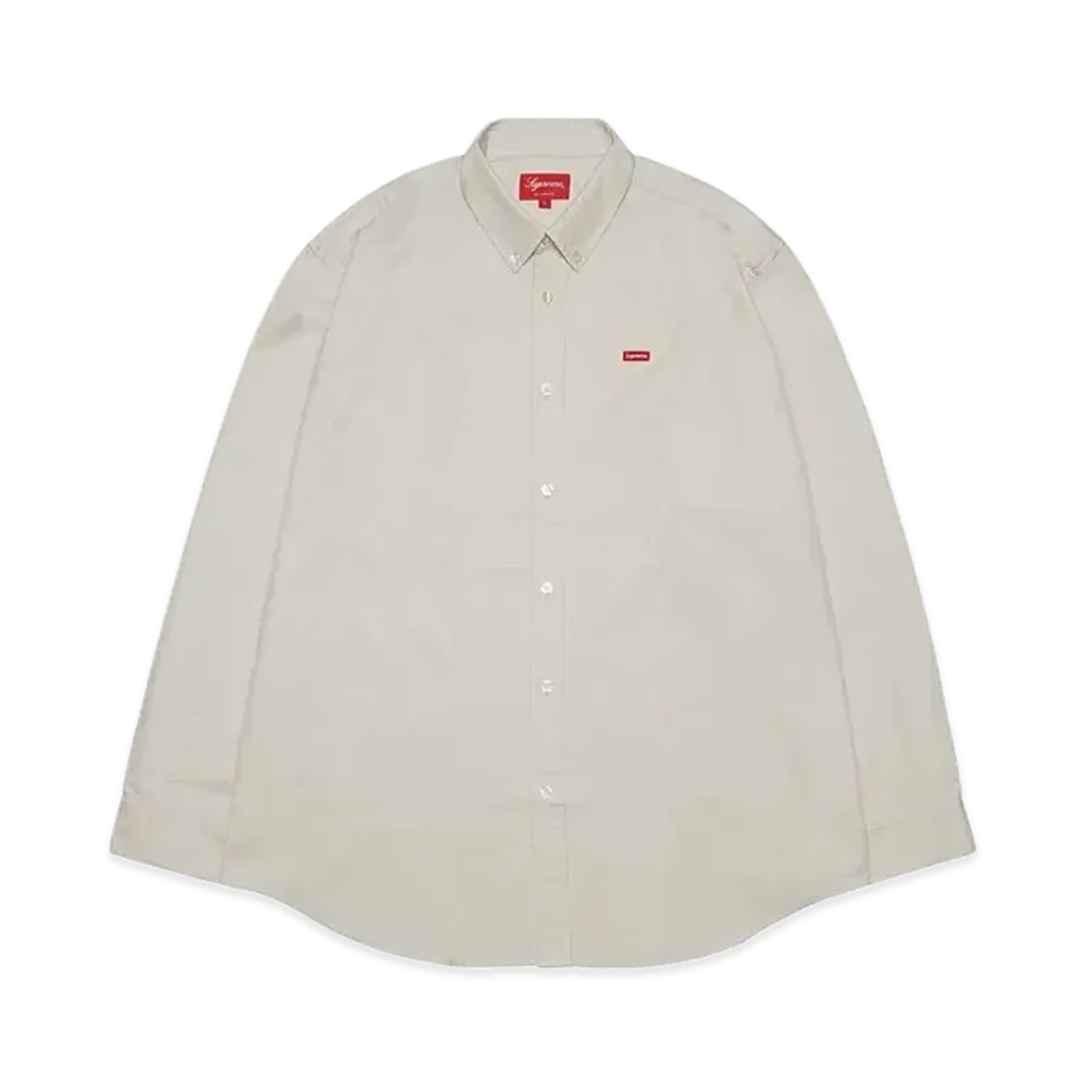 Supreme Small Box Shirt "Natural" (22FW)