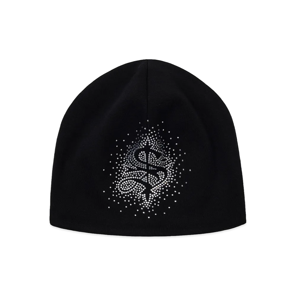 SUPPLIER Spray Cross Rhinestone Beanie "Black"