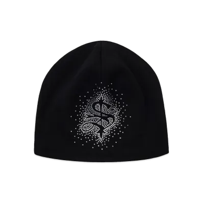 SUPPLIER Spray Cross Rhinestone Beanie "Black"