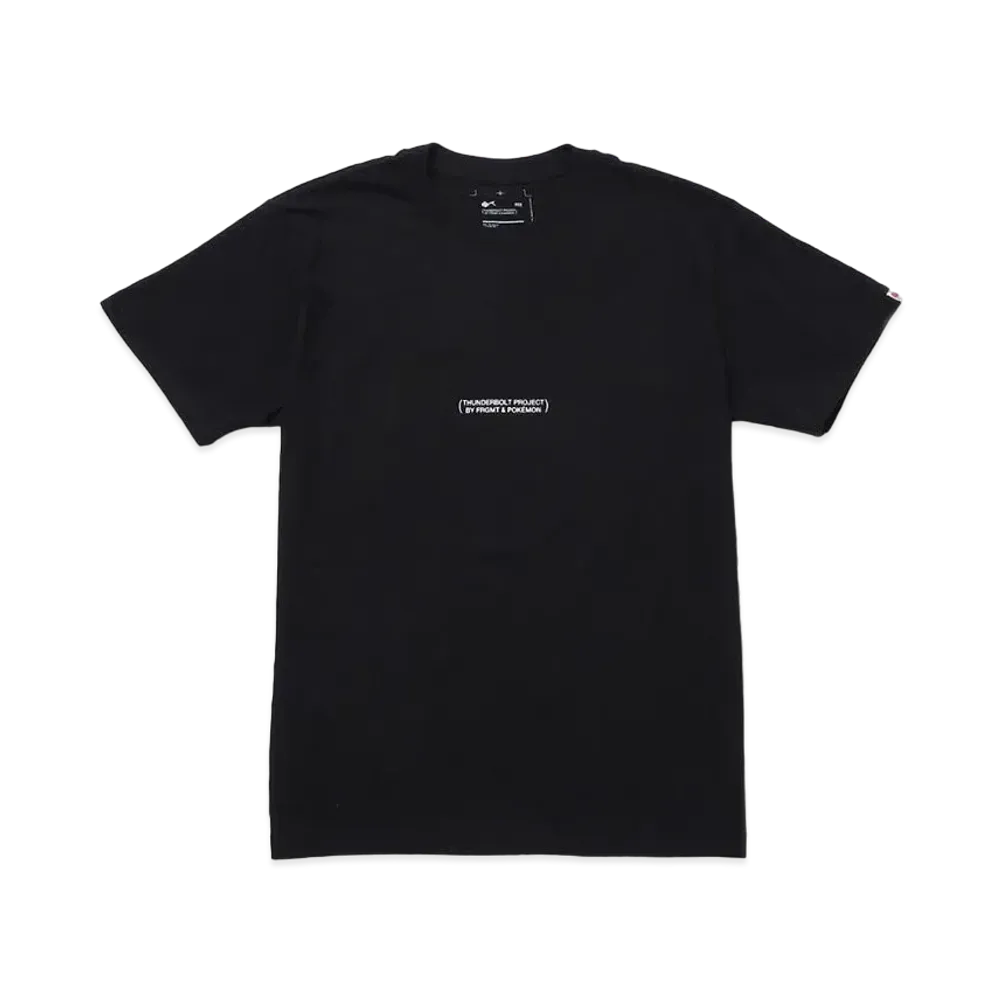 FRAGMENT x POKEMON THUNDERBOLT PROJECT LOGO_B TEE "Black"