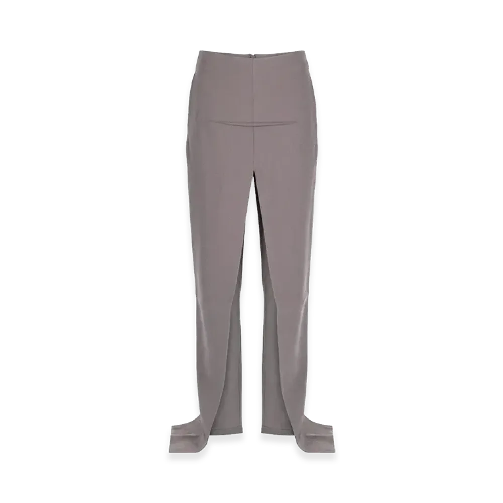 Rick Owens Women's Long Skirt with Center Slits "Beige"