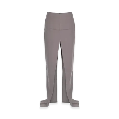 Rick Owens Women's Long Skirt with Center Slits "Beige"