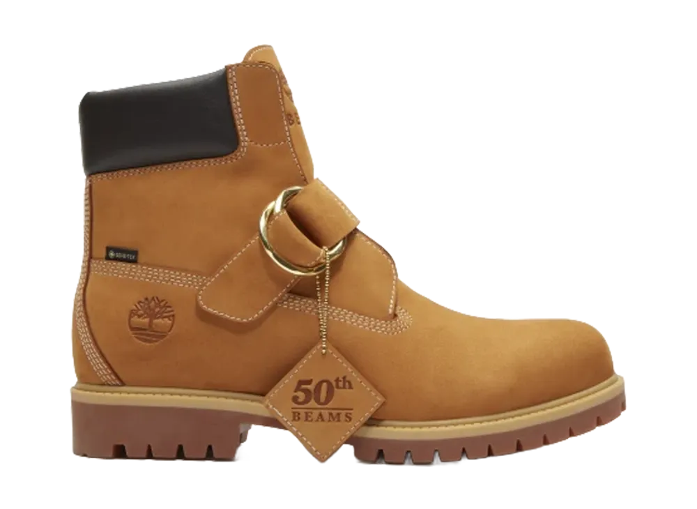 BEAMS × Timberland 6-Inch Premium Ring Boot GORE-TEX "Wheat"