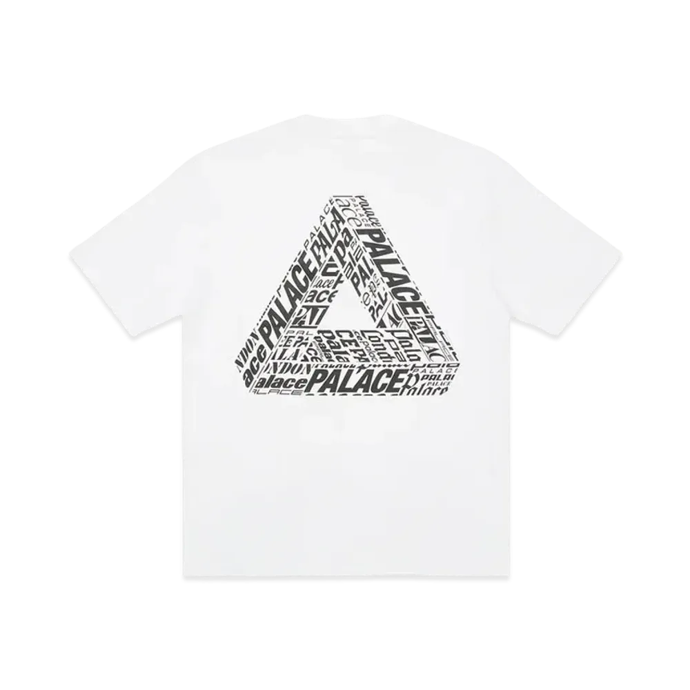 PALACE Tri-Text T-Shirt "White"