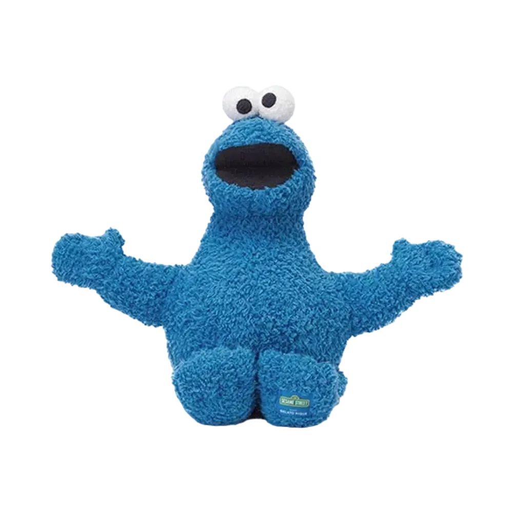 GELATO PIQUE x Sesame Street Cookie Monster Stuffed Toy "Blue"