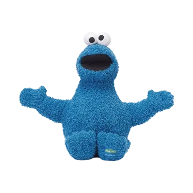 GELATO PIQUE x Sesame Street Cookie Monster Stuffed Toy "Blue"