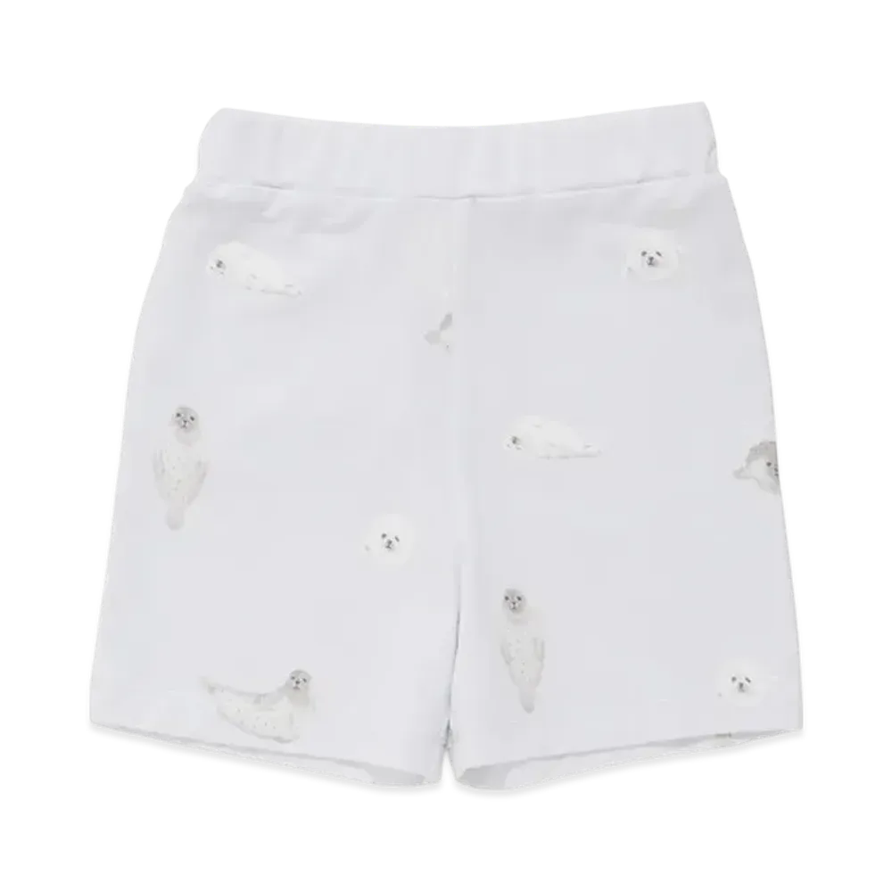 GELATO PIQUE Baby Cool Sensation To The Touch Seal Pattern Shorts "Blue"