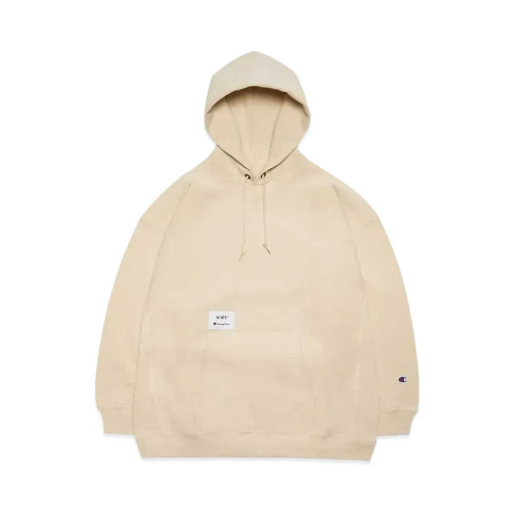 WTAPS Academy / Hooded / Cotton. Champion. Reverse Weave "Sand"(782)