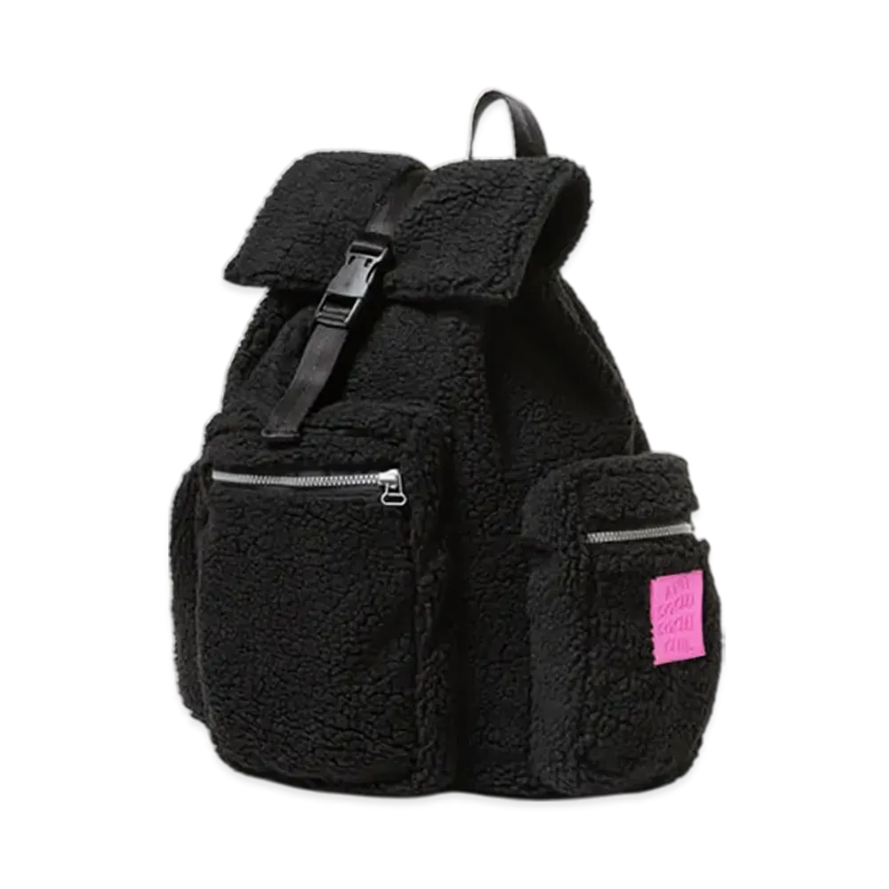 ANTI SOCIAL SOCIAL CLUB Fuzzy Backpack "Black"