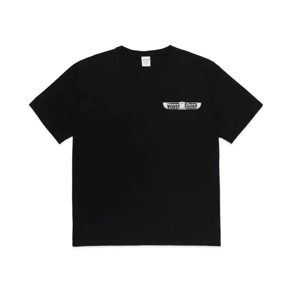 WACKO MARIA WASHED HEAVY WEIGHT T-SHIRT "Black"