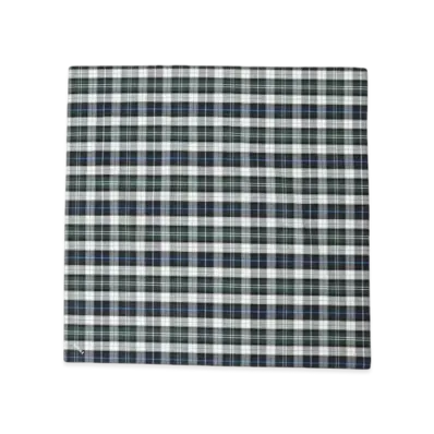 BEAMS Tartan Check Handkerchief "White"