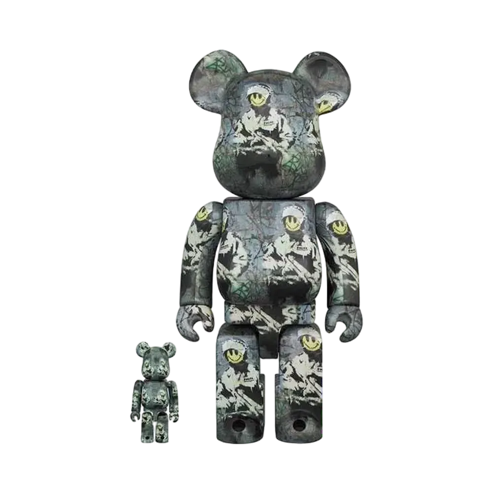 Bearbrick RIOT COP 100% & 400%