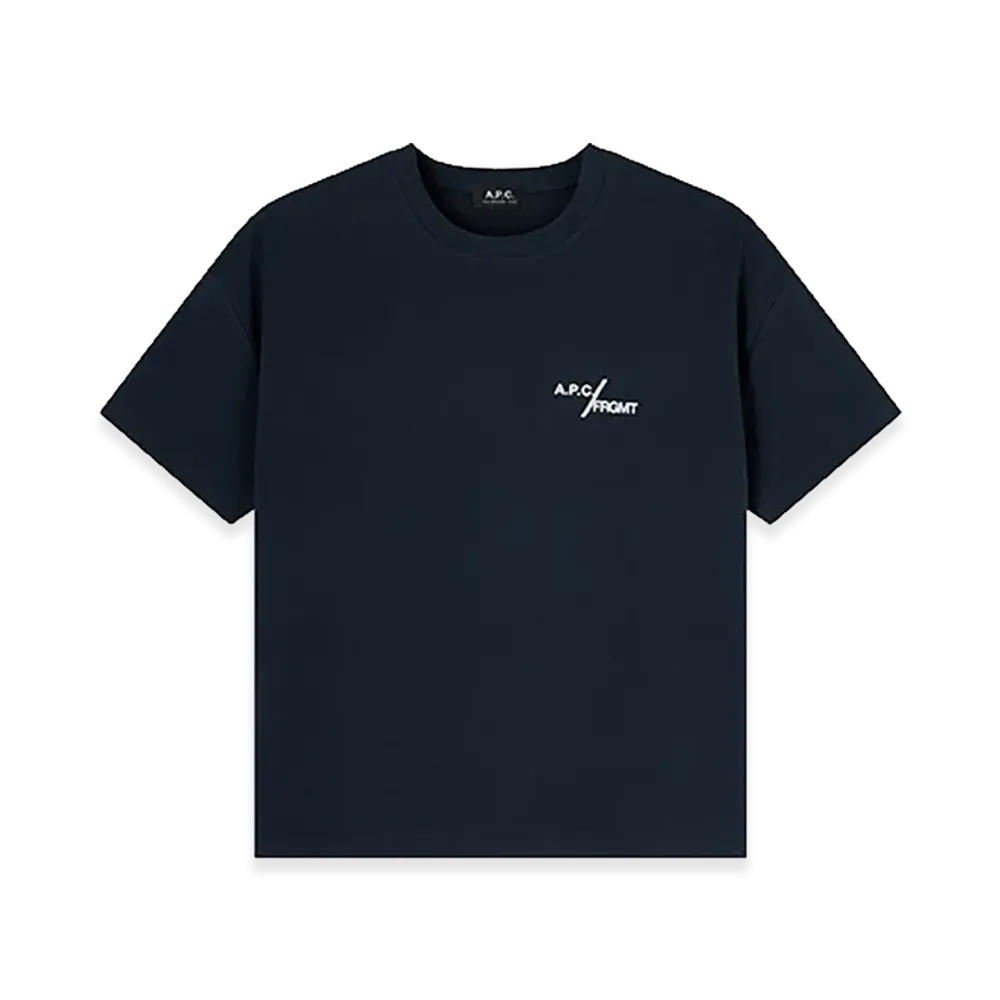 A.P.C. x Fragment Design T-Shirt Frgmt Print 1 "Navy"