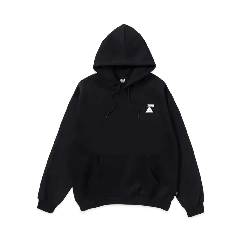 POLeR Summit Fleece Logo Hoodie "BlackWhite"