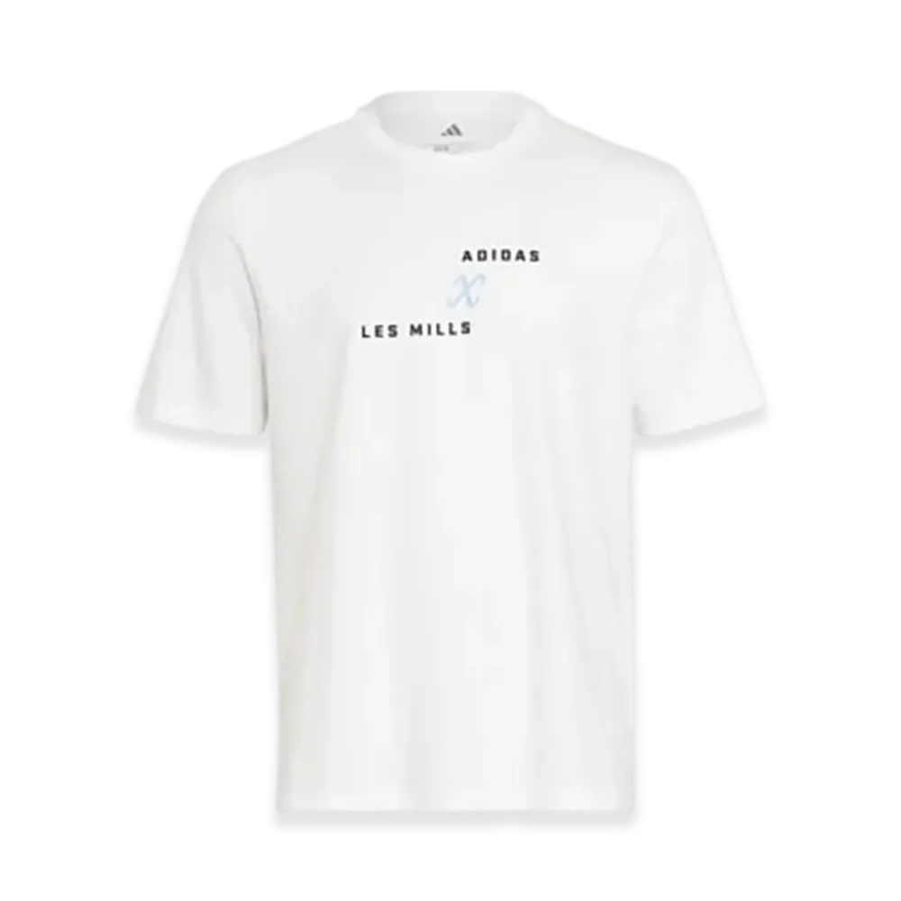 adidas Les Mills One Tribe Graphic Short-Sleeve T-Shirt "White"