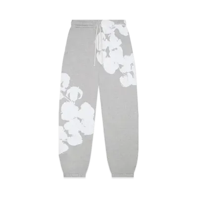 DENIM TEARS Biggie Cotton Wreath Sweatpants "Grey"