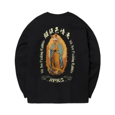 FR2 Rabbit Maria Embroidery Longsleeve T-shirt "Black"