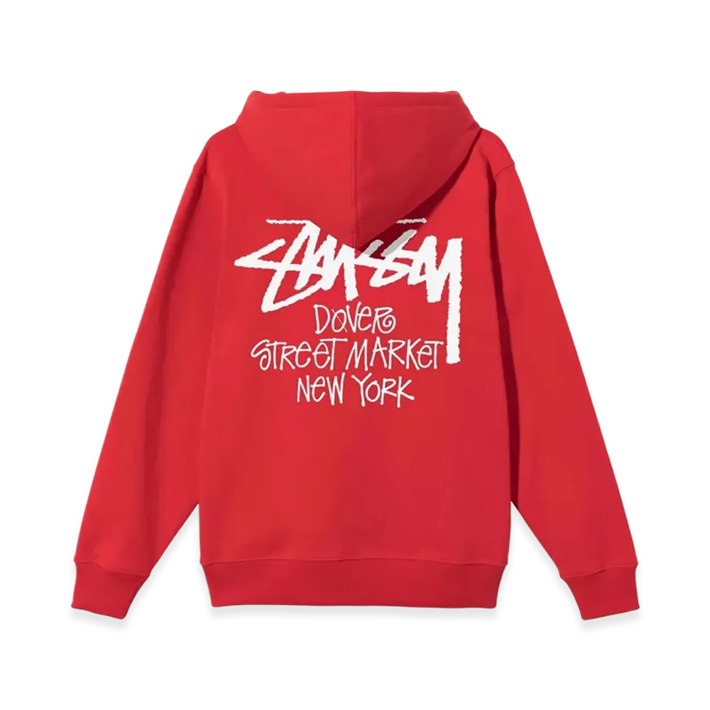 Stussy Stock DSM New York Hoodie 2021 "Red"