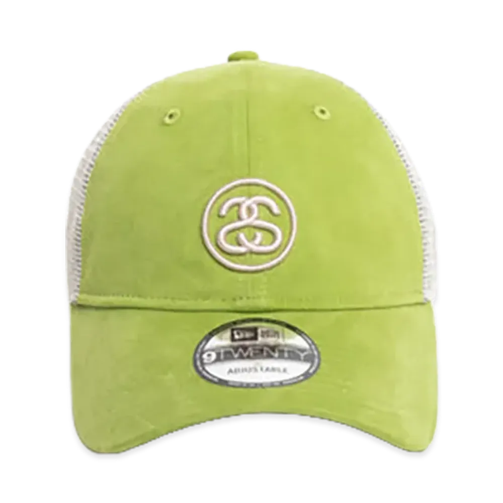 Stussy x NEW ERA 9Twenty SS Link Trucker "Green"