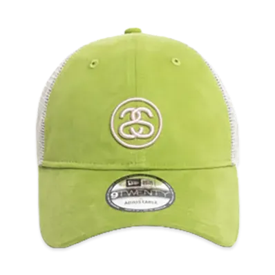 Stussy x NEW ERA 9Twenty SS Link Trucker "Green"