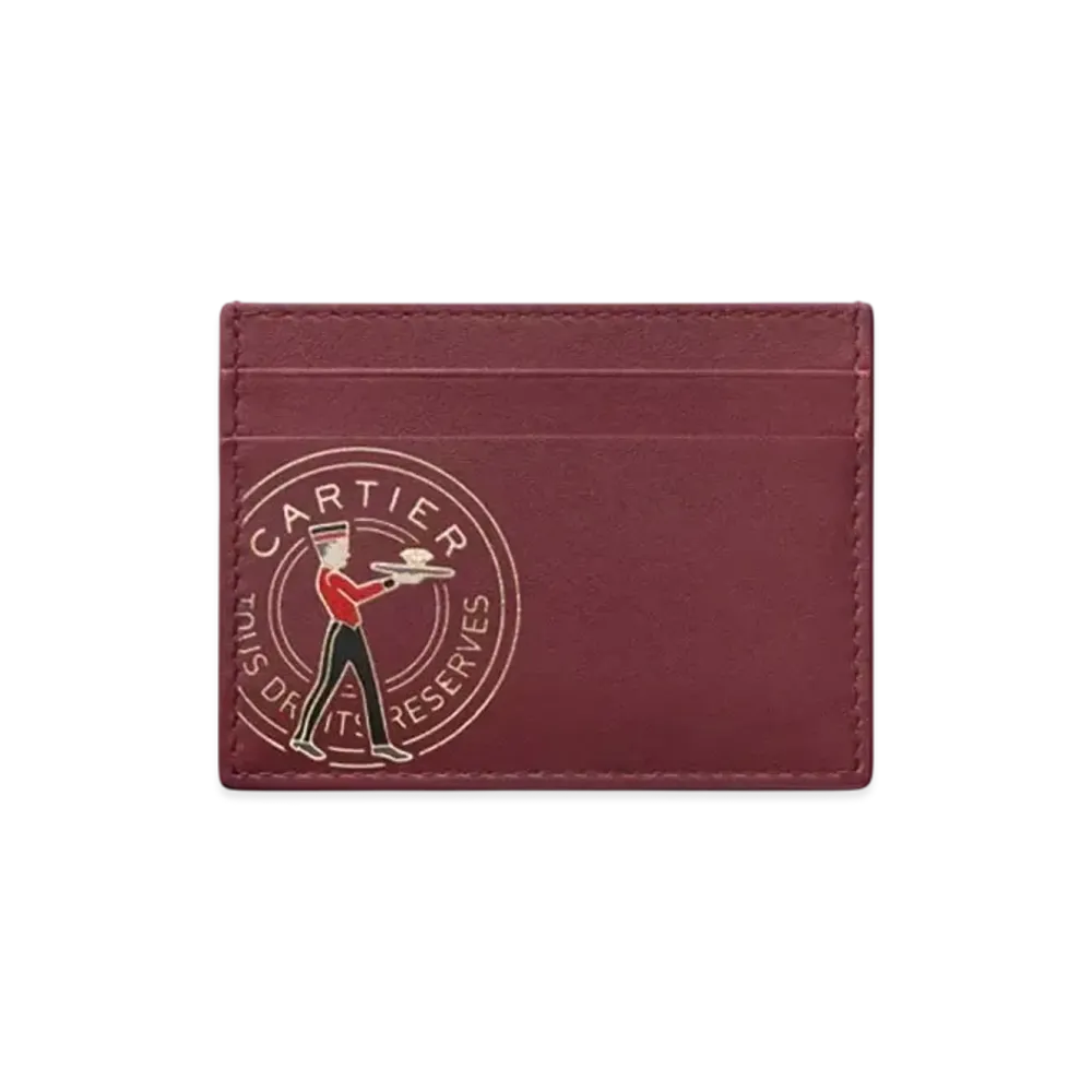 Cartier Diabolo de Cartier Card Holder "Bordeaux"