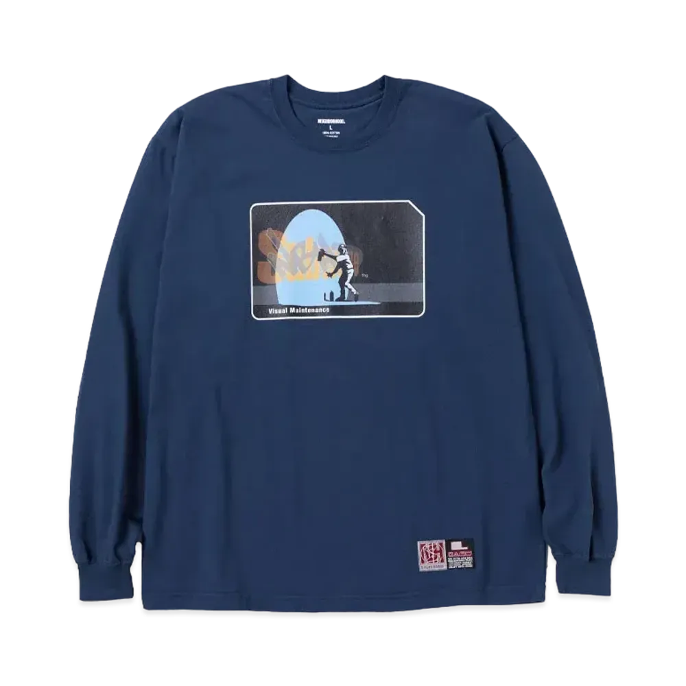 NEIGHBORHOOD x Subware . Tee LS-1 "Navy"