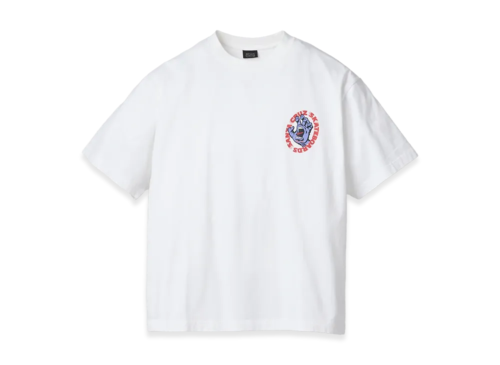 SEDAN ALL-PURPOSE Santa Cruz Screaming Hand S/S Tee "White"