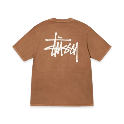 Stussy Basic Stussy Pigment Dyed Tee 2022 "Almond"