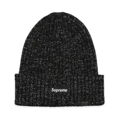Supreme Overdyed Beanie "Metallic Black" (25SS)