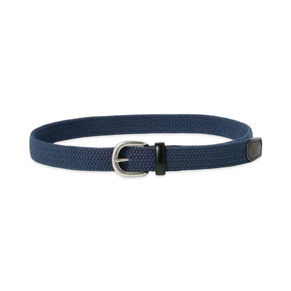 BEAMS Elastic Mesh Belt "Navy"