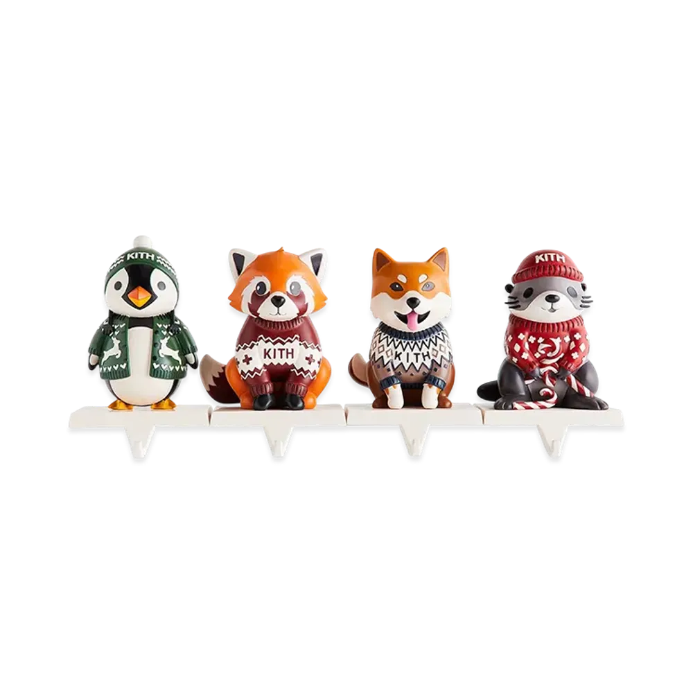 Kithmas Stocking Holder Set of 4 "Multi"