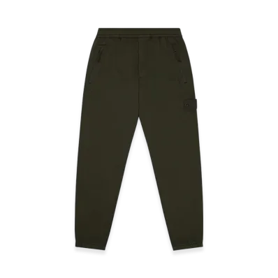 Stone Island 317F2 Ghost Piece Stretch Cotton Satin Cargo Pants - 21SS "Military Green"