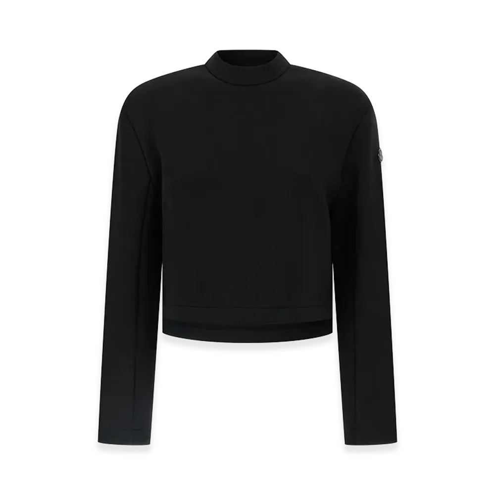 MONCLER Women's Edward Enninful Long Sleeve T-Shirt "Black"