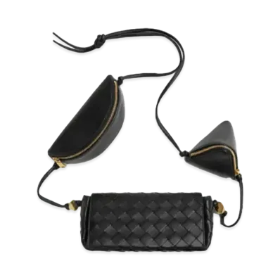Bottega Veneta Rope Clutch Bag "Black"