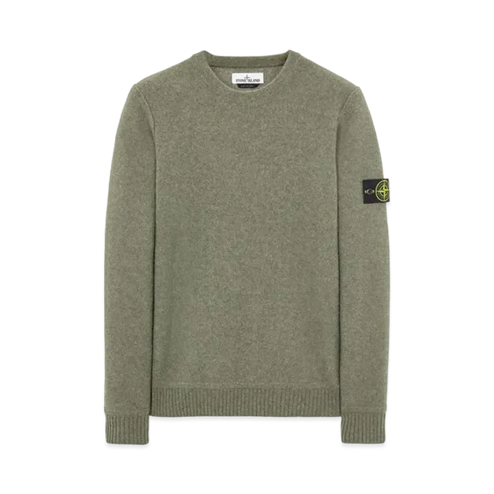 Stone Island 577B6 GEELONG WOOL "Sage Green"