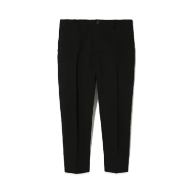 UNDERCOVER The Shepherd Linen Blend Cotton Tapered Pants "Black"