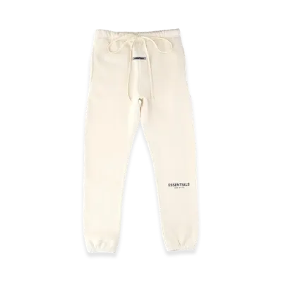 FEAR OF GOD ESSENTIALS Reflector Logo Sweatpants "Cream"