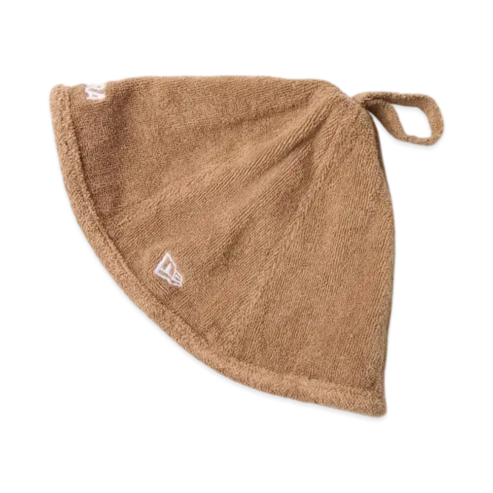 NEW ERA Sauna Hat Pile Wordmark Logo "Beige"