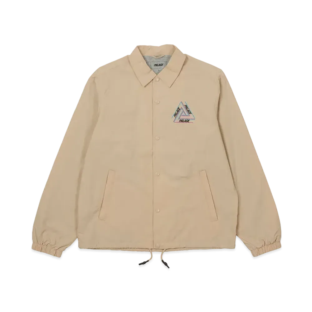 PALACE TRI OUTLINE COACH JACKET "Tan"