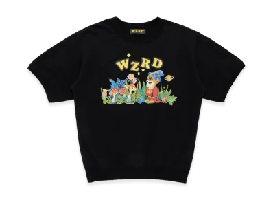 WZRD Short Sleeve Sweatshirt "Black"