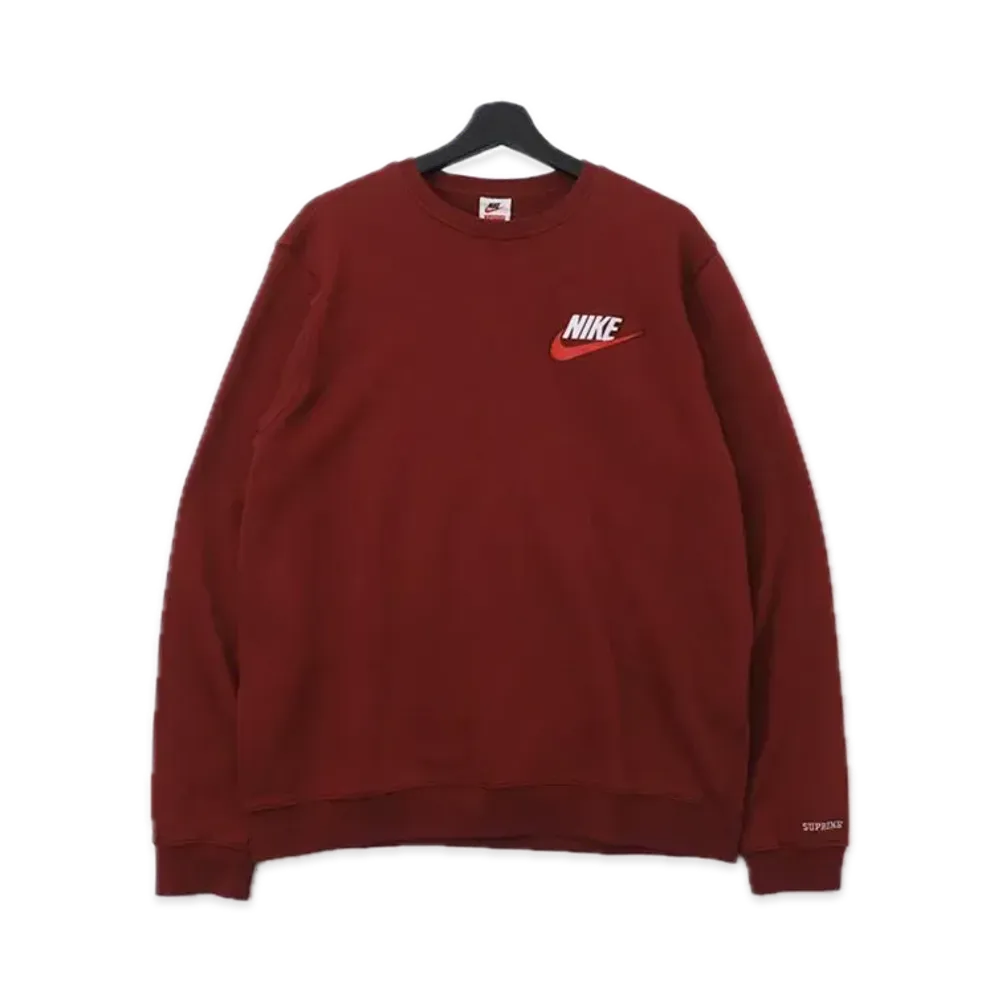 Supreme x Nike Crewneck "Burgundy"