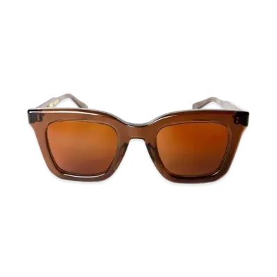 sacai Native Sons Sunglasses (Square) "Brown"