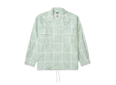 nanamica Palaka Check Shirt "CoralGreen"