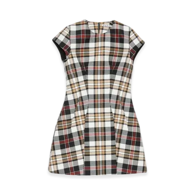 Acne Studios Check dress "Multi brown"
