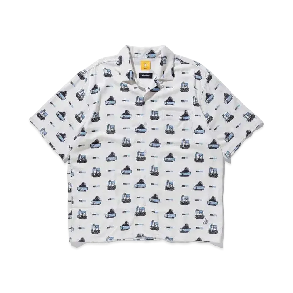 XLARGE x FR2 Icon Pattern S/S Shirt "White"