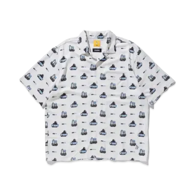 XLARGE x FR2 Icon Pattern S/S Shirt "White"